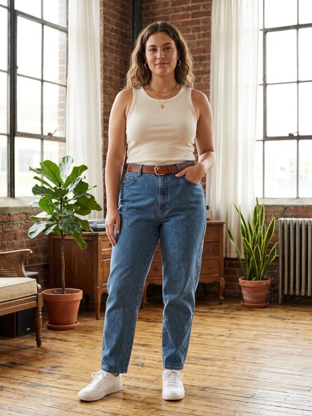 VINTAGE 90s Hunt Club High-Waisted Mom Jeans